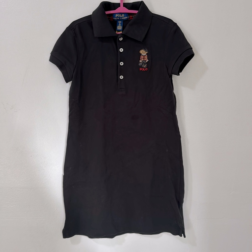 Polo Ralph Lauren | Black Girl’s Polo Bear Polo Dress